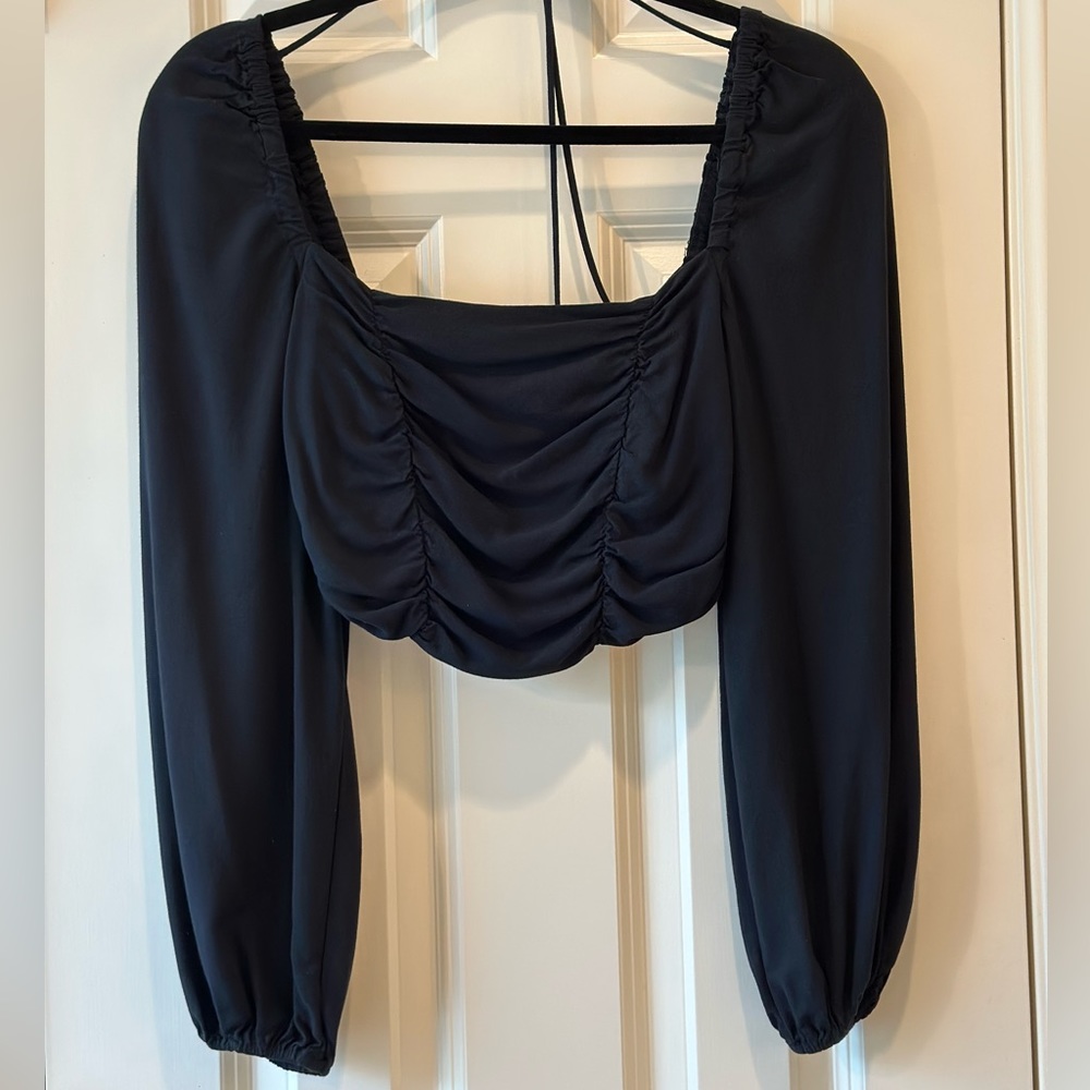 Urban Outfitters Long Sleeve Crop Top